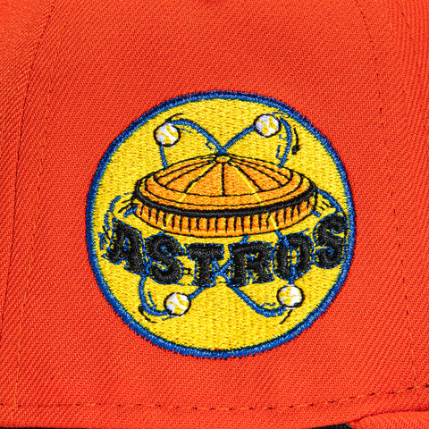 New Era 59Fifty Houston Astros 1977 Logo Patch Hat - Orange