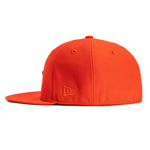 New Era 59Fifty Houston Astros 1977 Logo Patch Hat - Orange