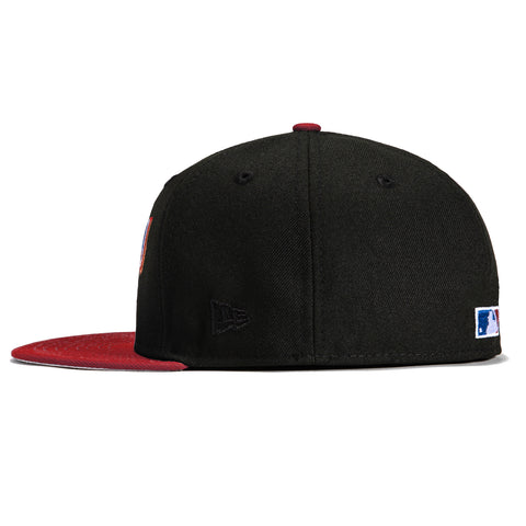 New Era 59Fifty Arizona Diamondbacks 25th Anniversary Patch Word Hat - Black, Cardinal, Royal, Metallic Copper