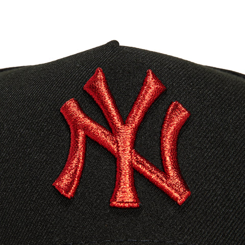 New Era 9Forty A-Frame New York Yankees 1999 World Series Patch Snapback Hat - Black, Brown
