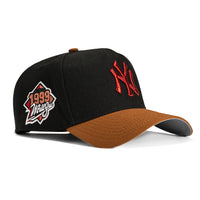 New Era 9Forty A-Frame New York Yankees 1999 World Series Patch Snapback Hat - Black, Brown