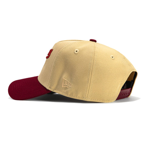 San Francisco Giants New Era A-Frame 9FORTY Adjustable Hat - Khaki