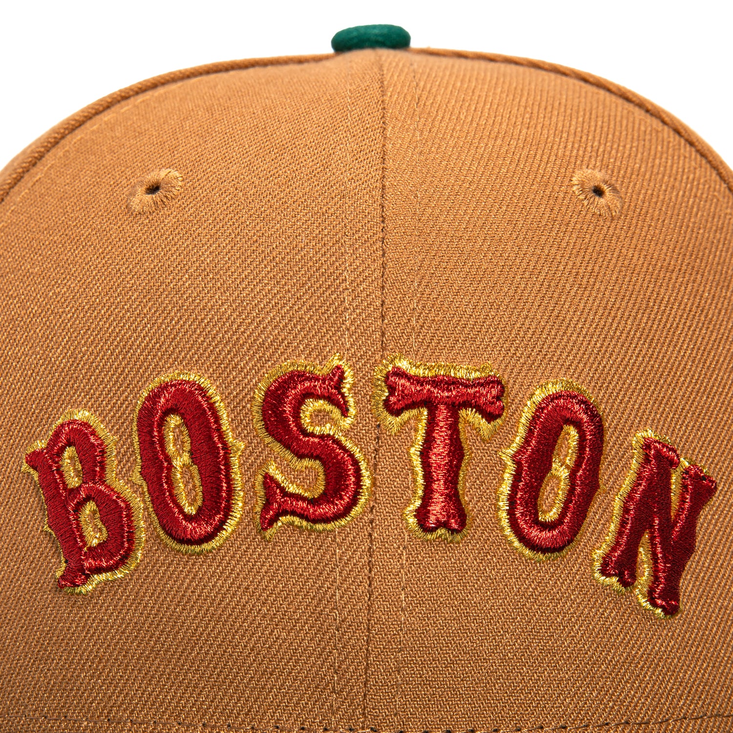 New Era 59Fifty Boston Red Sox Fenway Park Patch Hat - Khaki, Green