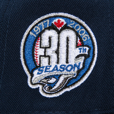 New Era 59Fifty Blue Hour Toronto Blue Jays 30th Anniversary Patch Alternate Hat - Navy