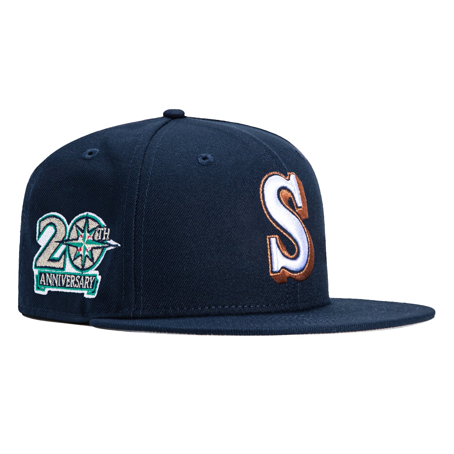 New Era 59Fifty Blue Hour Seattle Mariners 20th Anniversary Patch Hat