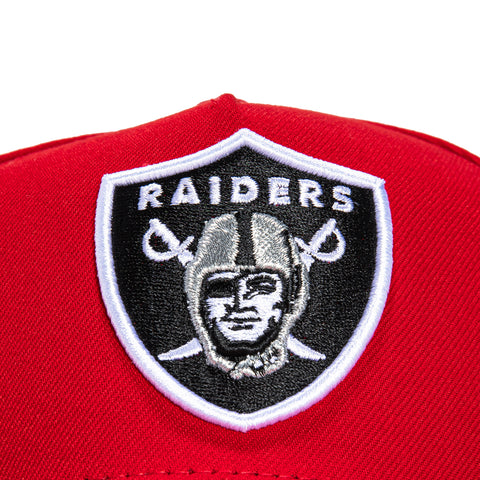 New Era 9Forty A-Frame Las Vegas Raiders OTC Snapback Hat - Red