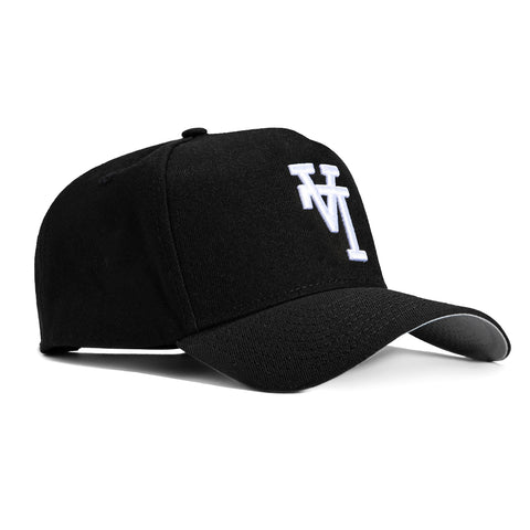 New Era 9Forty A-Frame Los Angeles Dodgers Upside Down Snapback Hat - Black, White