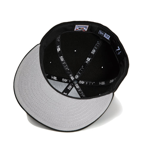 New Era 59Fifty Seattle Mariners 30th Anniversary Patch Hat - Black, White, Metallic Gold