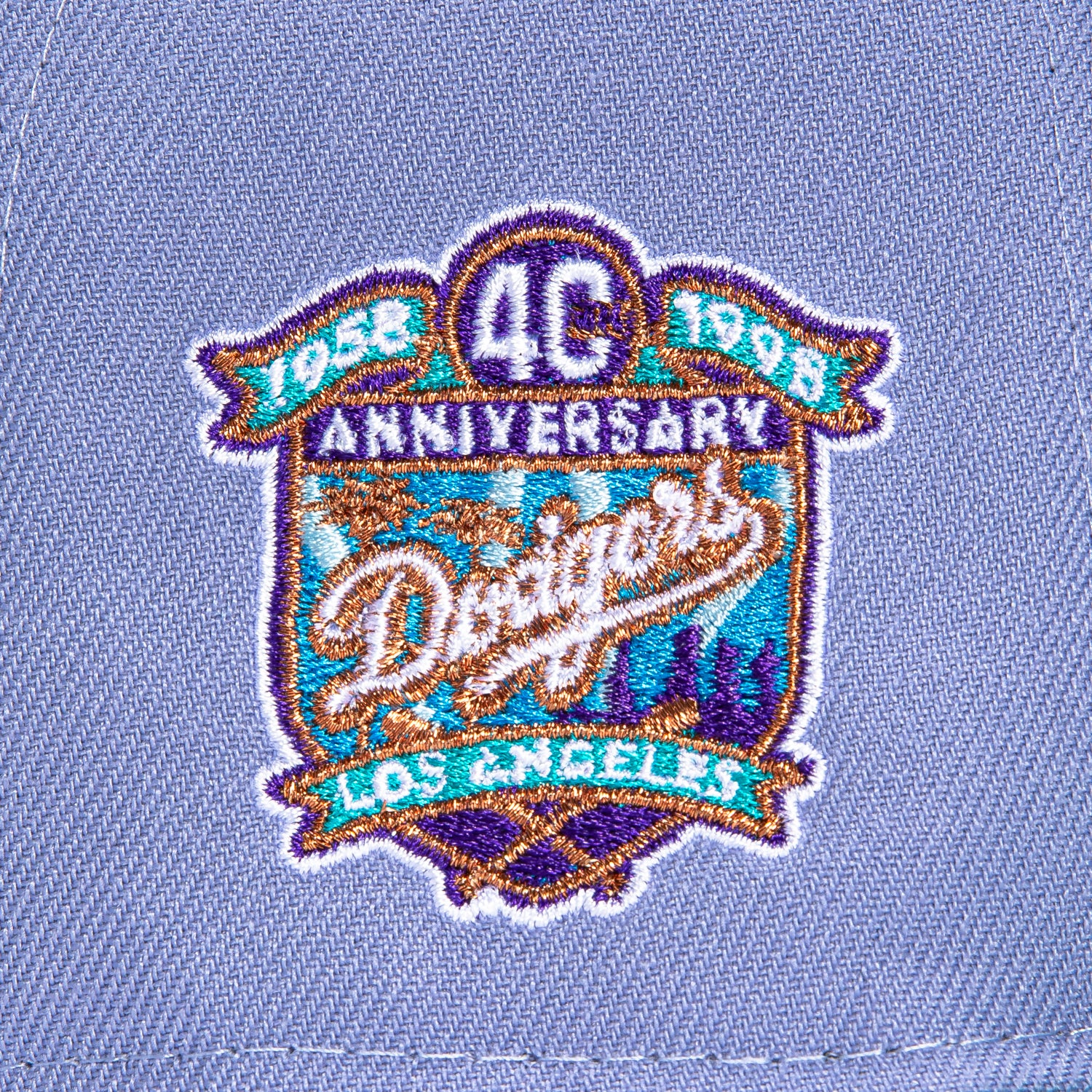 Los Angeles Dodgers 40th Anniversary SP New Era discount 59Fifty Fitted