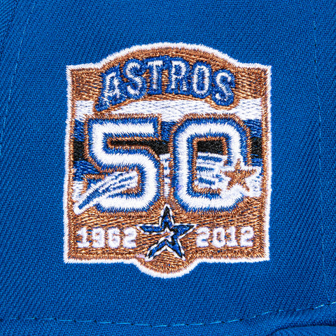 New Era 59Fifty Houston Astros 50th Anniversary Patch Hat - Royal, Red, White