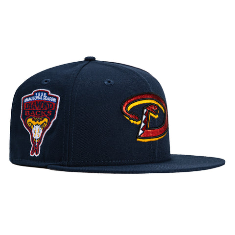 New Era 59Fifty Energy Boost Arizona Diamondbacks Inaugural Patch D Hat - Navy, Red, Gold