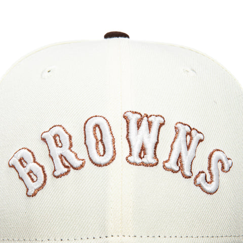 New Era 59Fifty St. Louis Browns 1948 All Star Game Patch Hat - White Brown