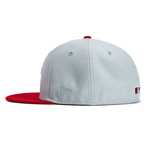 New Era 59Fifty Washington Nationals 10th Anniversary Patch DC Hat - Grey, Red