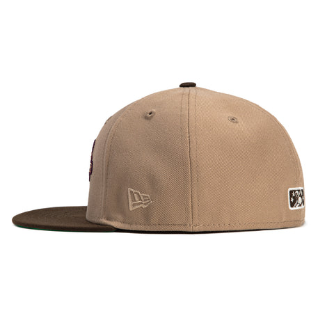 New Era 59Fifty Arizona Diamondbacks Sidewinders 20th Anniversary Patch Hat - Tan, Brown