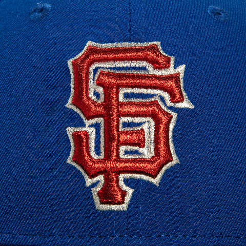 New Era 59Fifty San Francisco Giants 2007 All Star Game Patch Hat - Royal, Black, Red, Metallic Silver