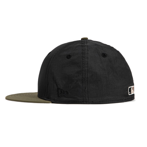 New Era 59Fifty San Francisco Giants 1989 World Series Patch Hat - Black, Olive, Metallic Copper