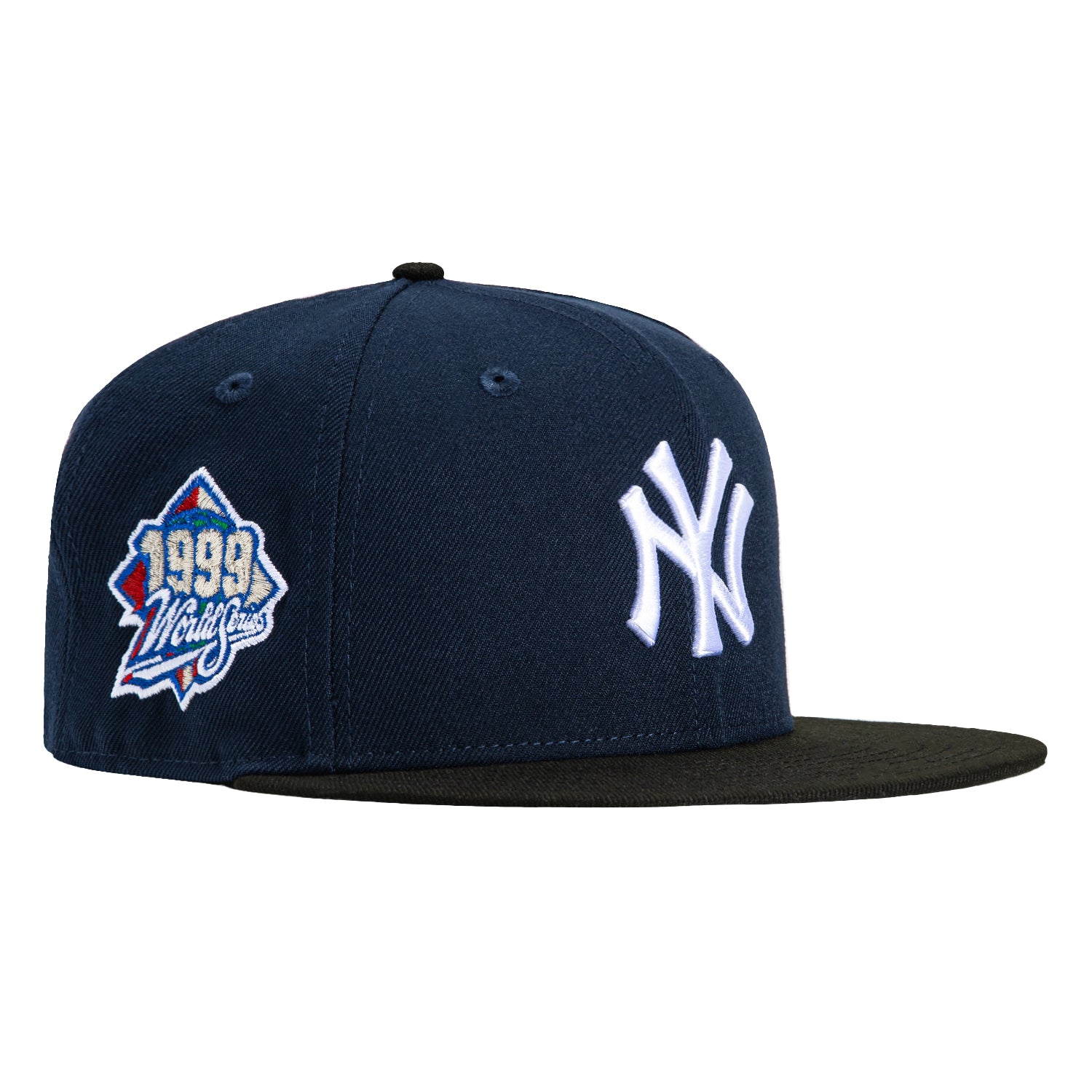 New Era 59Fifty New York Yankees 1999 World Series Patch Hat - Navy, B ...