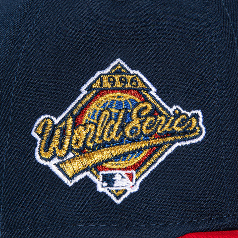 New Era 59Fifty New York Yankees 1996 World Series Patch Hat - Navy, Red, Metallic Gold