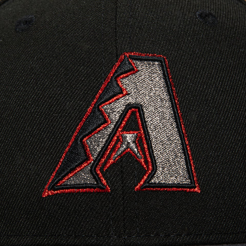 New Era 59Fifty Arizona Diamondbacks 20th Anniversary Champions Patch A Hat - Black, Graphite, Red