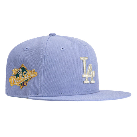 New Era 59Fifty Los Angeles Dodgers 1988 World Series Patch Hat - Lavender