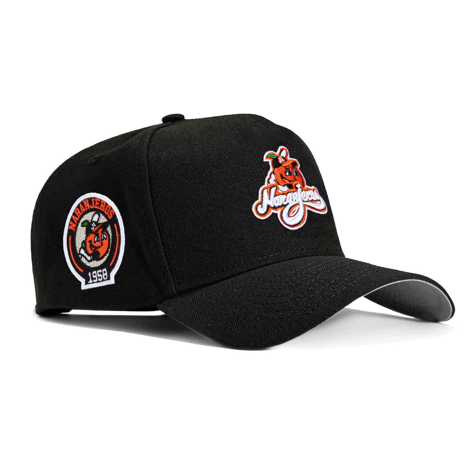 New Era 9Forty A-Frame Naranjeros De Hermosillo Logo Patch Snapback Ha ...