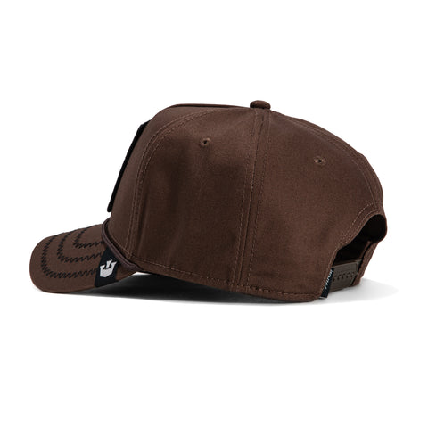 Goorin Bros Porcupine Canvas Adjustable Trucker Hat - Brown