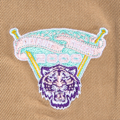 47 Brand Sandstorm Detroit Tigers 2000 Stadium Patch Hitch Snapback Hat - Khaki