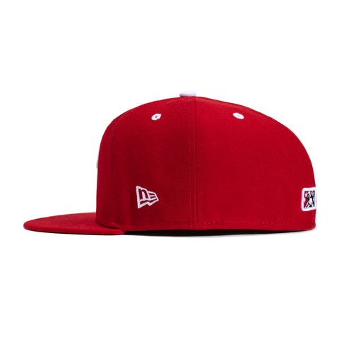 New Era 59Fifty Erie SeaWolves Fauxback Hat - Red