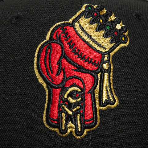 New Era 59Fifty Spokane Indians King Carls Hat - Black