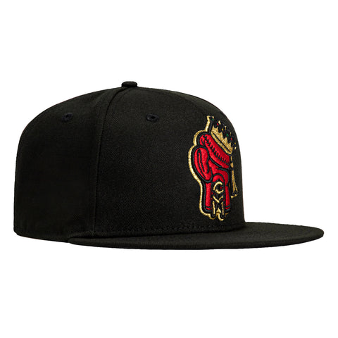 New Era 59Fifty Spokane Indians King Carls Hat - Black