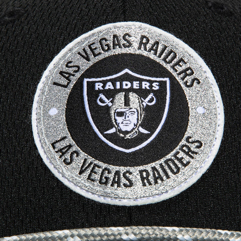 New Era 9Seventy 2024 Sideline Las Vegas Raiders American League Patch Stretch-Snap Hat - Black