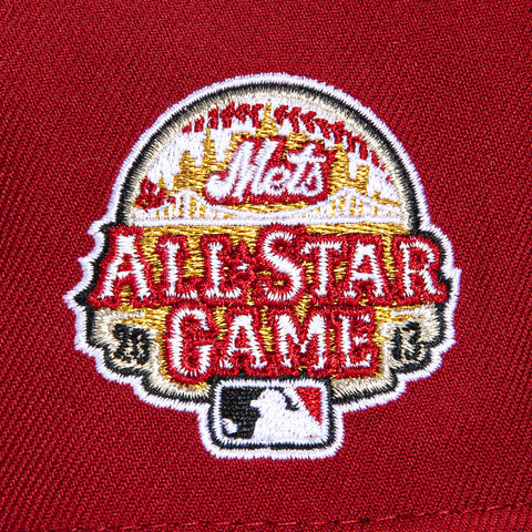 New Era 59Fifty New York Mets 2013 All Star Game Patch Word Hat - Brick, Olive