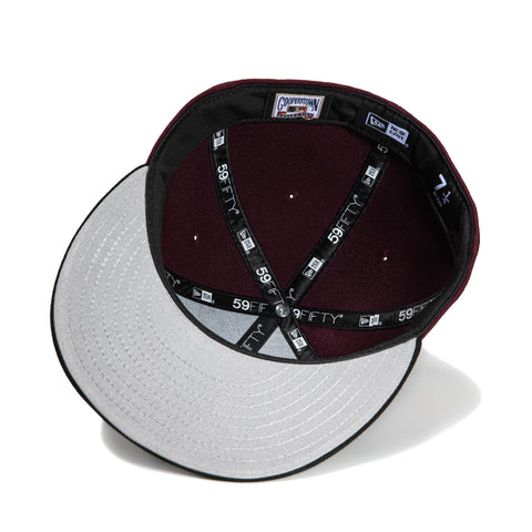 New Era 59Fifty Chicago White Sox 75th Anniversary Patch Word Hat - Maroon, Black