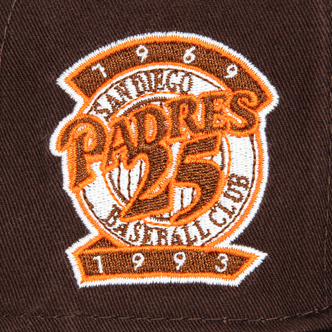 New Era 59Fifty San Diego Padres 25th Anniversary Patch Hat - Brown, Camo