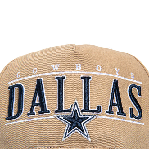 47 Brand Dallas Cowboys Hitch Snapback City Line Hat - Khaki, Navy