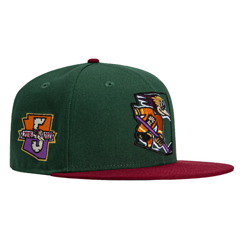 New Era 59Fifty Phoenix Roadrunners 5th Anniversary Patch Hat - Green, Cardinal