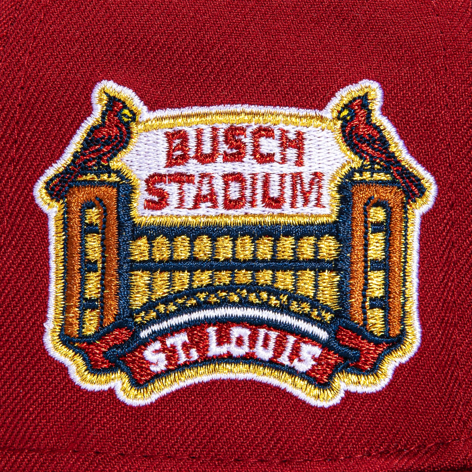 St.Louis Cardinals Busch Stadium Patch New Era 59FIFTY Fitted 2024 Hat Sz 7 3/4