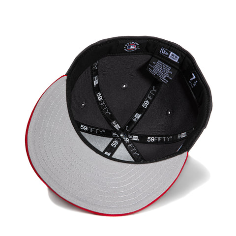 New Era 59Fifty Texas Rangers 2023 World Series Patch Word Hat - Graphite, Red