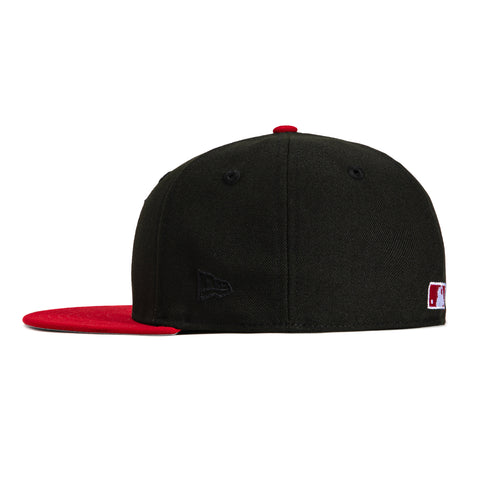 New Era 59Fifty Cincinnati Reds 1953 All Star Game Patch Logo Hat - Black, Red