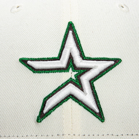 New Era 59Fifty Houston Astros 2000 Inaugural Patch Hat - White, Brown, Green