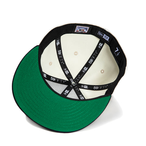 New Era 59Fifty Boston Red Sox 2013 World Series Patch Word Hat - White, Navy, Green, Metallic Copper