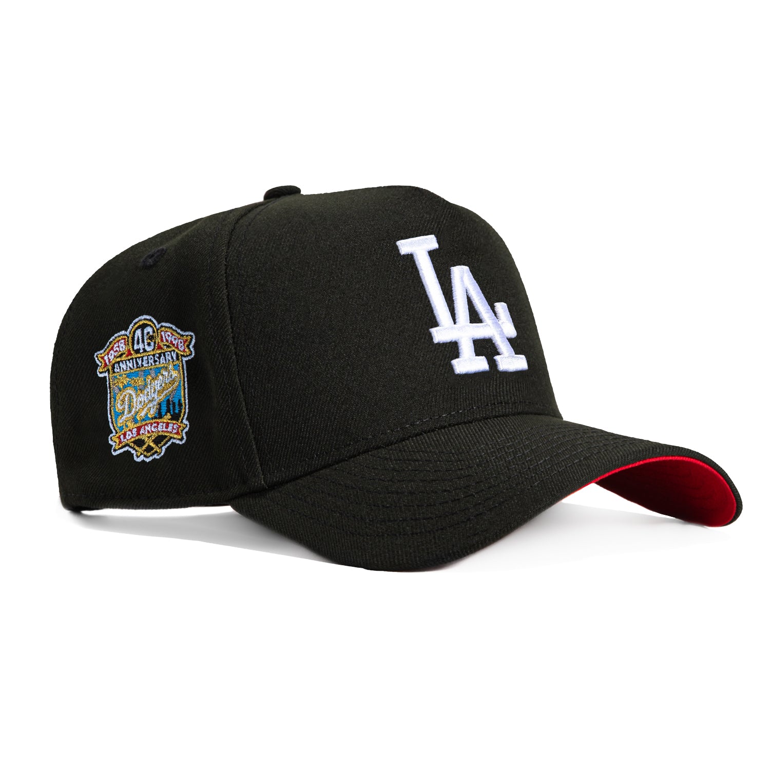 New Era 9Forty A-Frame Los Angeles Dodgers 40th Anniversary Patch Snap ...