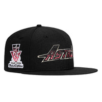 New Era 59Fifty Magma Houston Astros 35th Anniversary Patch Word Hat - Black, Infrared