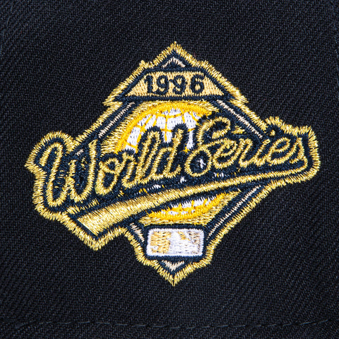 New Era 59Fifty Champagne New York Yankees 1996 World Series Patch Hat - Navy, Brown