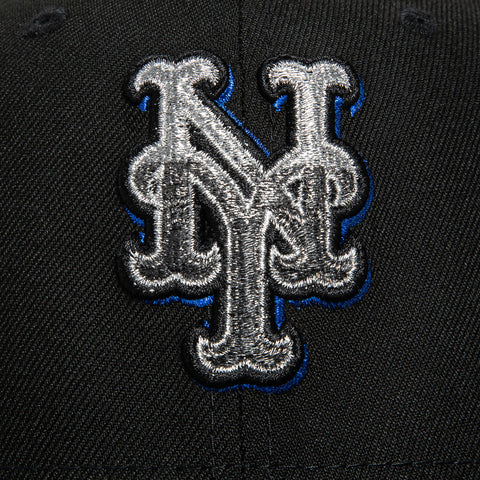 New Era 59Fifty Metallurgy New York Mets Hat - Black