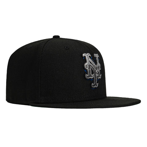 New Era 59Fifty Metallurgy New York Mets Hat - Black