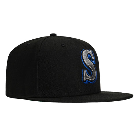 New Era 59Fifty Metallurgy Seattle Mariners Hat - Black