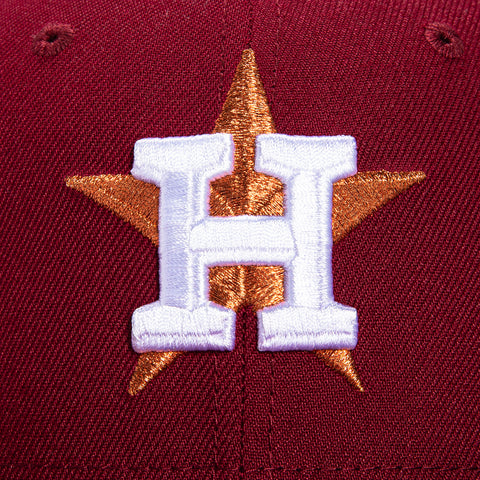 New Era 59Fifty Hanami Houston Astros 50th Anniversary Patch Hat - Cardinal