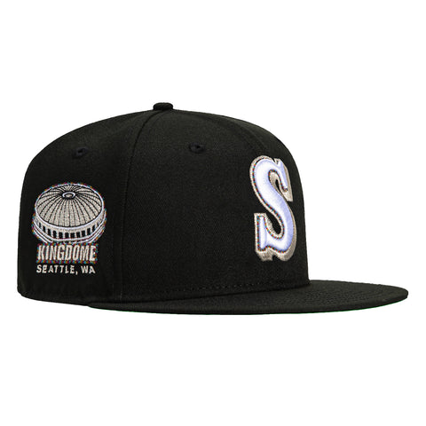 New Era 59Fifty Fireworks Pack Seattle Mariners Kingdome Patch Hat - Black