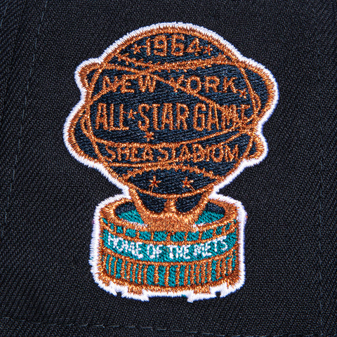 New Era 59Fifty Coco Mango Cherry New York Mets 1964 All Star Game Patch Los Mets Hat - Navy